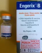 Энджерикс В (Вакцина против гепатита В рекомбинантная)