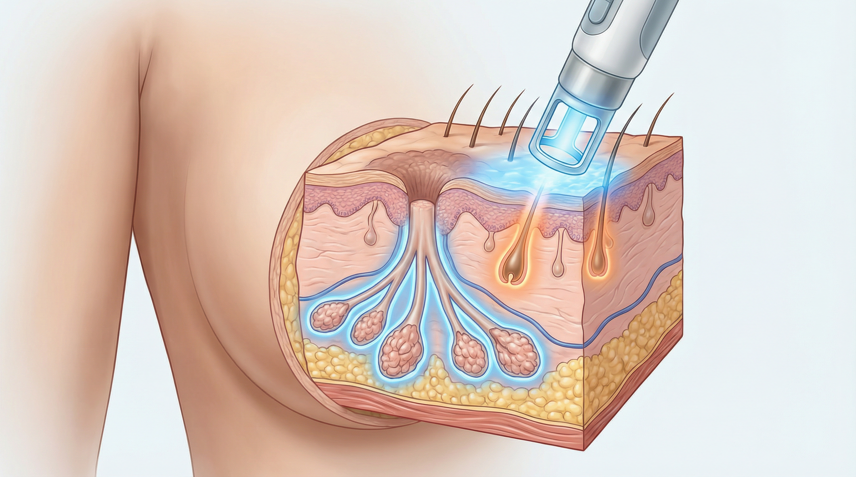 безопасность лазерной эпиляции ареол груди у женщин